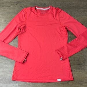 Patagonia Women’s Red Basel Layer Long Underwear Top, size XS